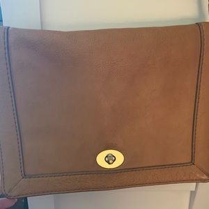 J Crew Cross body leather bag